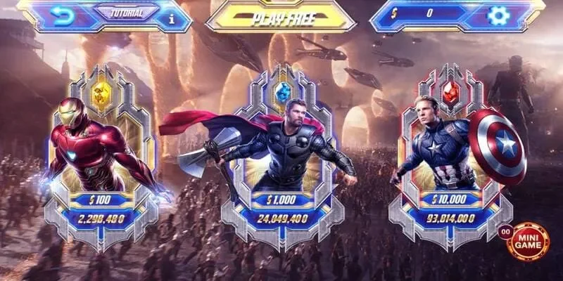 Mẹo chơi nổ hũ Avengers